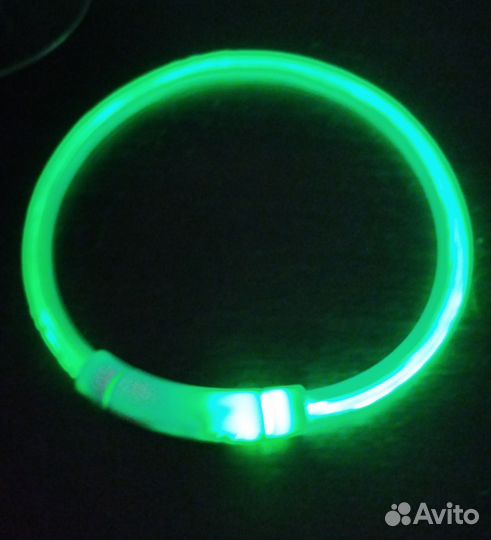 Светящийся ошейник для собак.57см