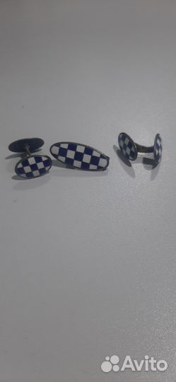 Запонки,винтаж, СССР, серебро