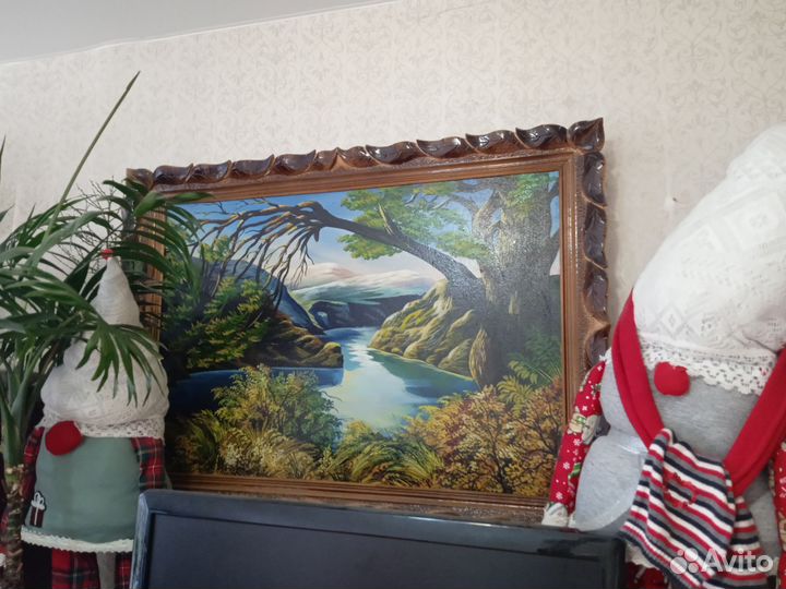 Картина маслом на холсте пейзаж