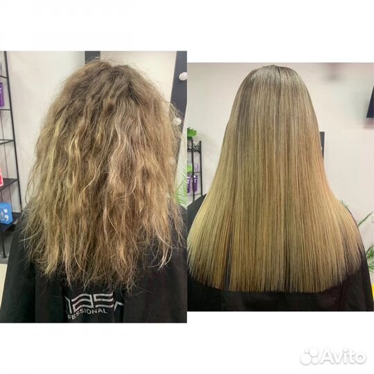 Кератиновое выпрямление волос модель, ботокс