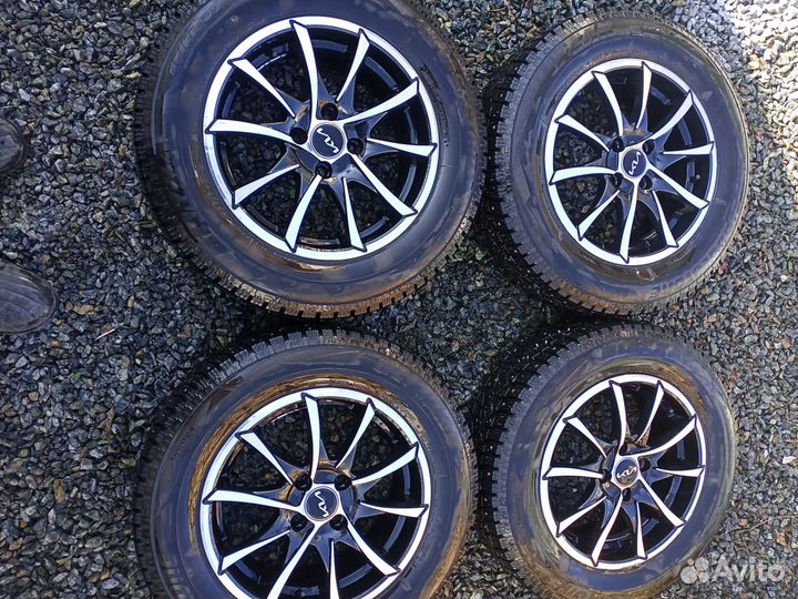 Зимние колеса r15 на Киа Рио