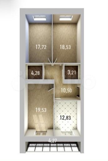 3-к. квартира, 92 м², 8/10 эт.