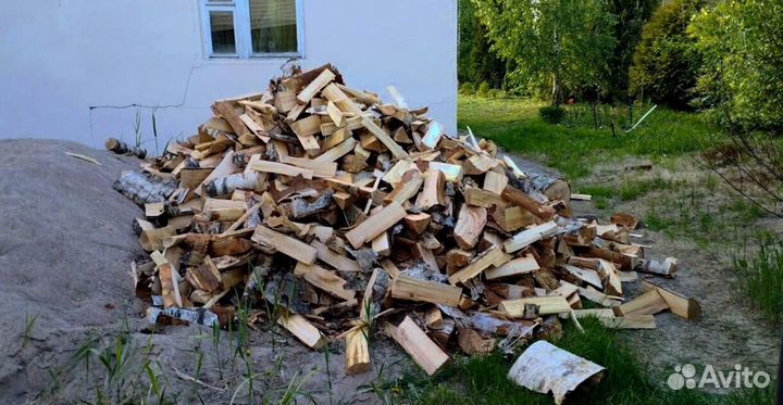 Дрова навалом Березовые в Выборге