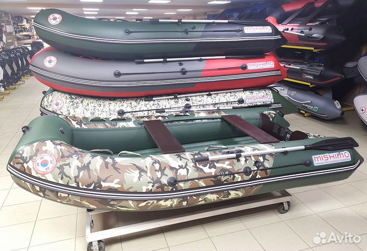 Лодка mishimo PRO 400 (Камуфляж пиксель)