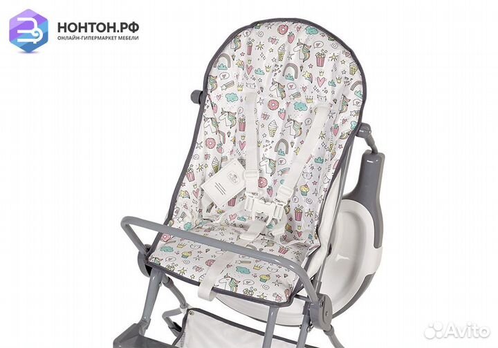 Стульчик для кормления Polini kids 252 Единорог Сл
