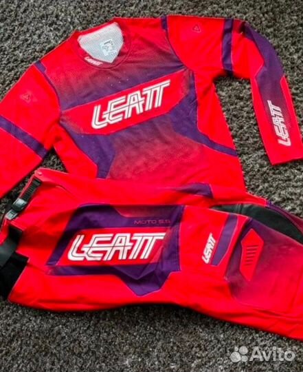 Штаны и джерси leatt 5.5 SunBurn 2025