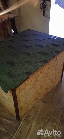 Будка для собаки утепленая