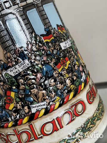 Кружка пивная антикварная 1 л. Германия