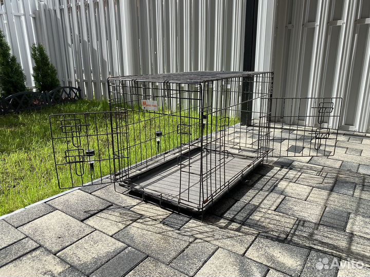 Клетка переноска для собак Wild Town, 2 двери