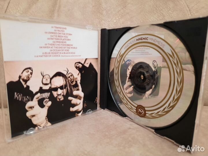 Лицезионный диск группа Mnemic альбом Mnemesis