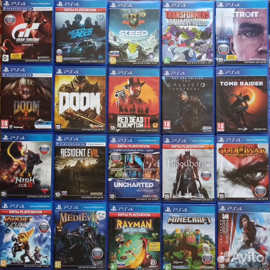 Диски на PS4 обмен/продажа