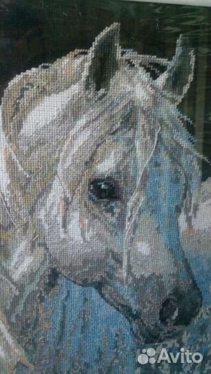 Картина, вышивка, гобелен, лошадь, подарок