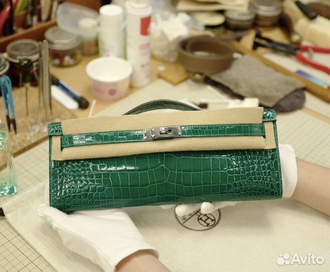 Клатч сумка Hermes kelly cut