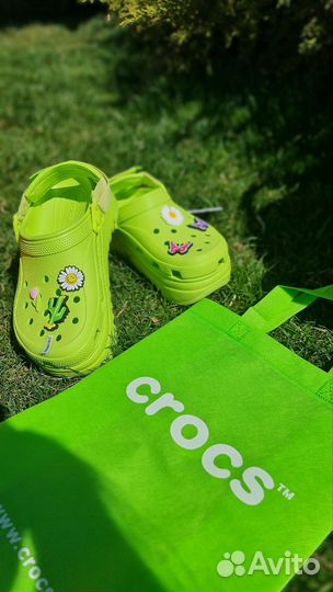 Crocs кроксы женские на танкенке, оригинал