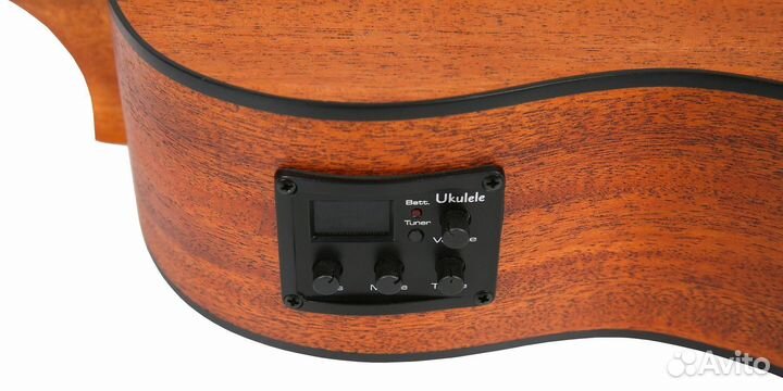 Укулеле бас Flight dubs MAH со звукоснимателем