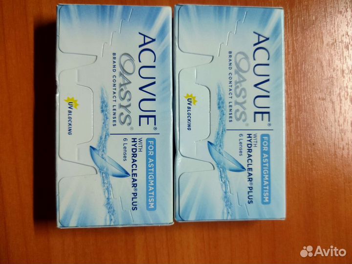 Линзы контактные