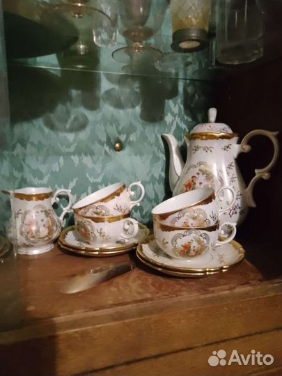 Сервиз чайный кофейный Мадонна гдр времён СССР