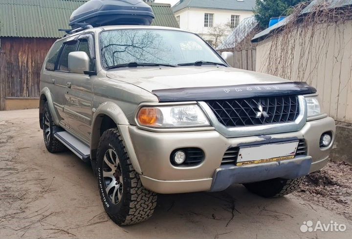 Пороги на Mitsubishi Pajero Sport 1 hunter series