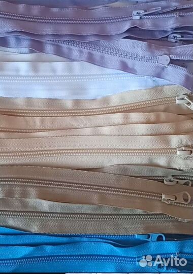 Молнии спираль 70 см разъемные