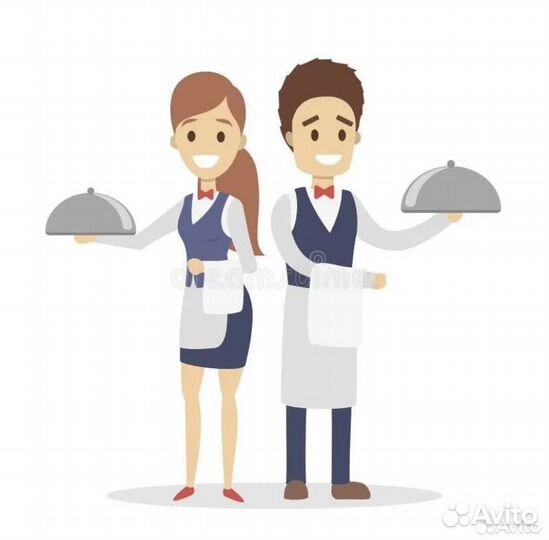 Официант ежедневная оплата