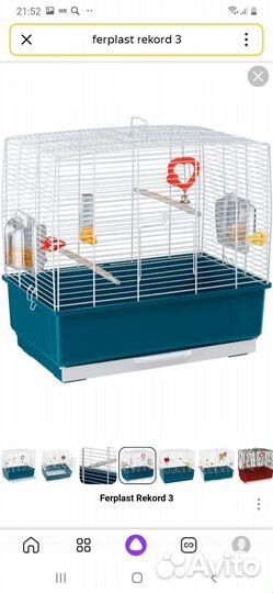 Кенар и Клетка для птиц ferplast