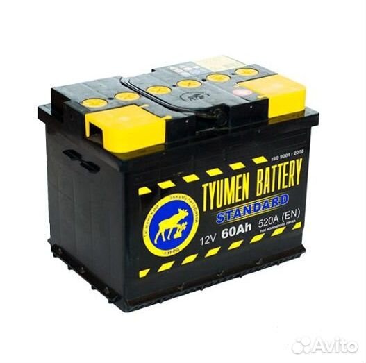 Аккумулятор Тюмень 60 А.ч. Нексия Нива Гранта