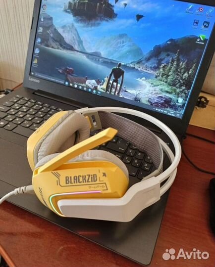 Наушники игровые компьютерные с подсветкой