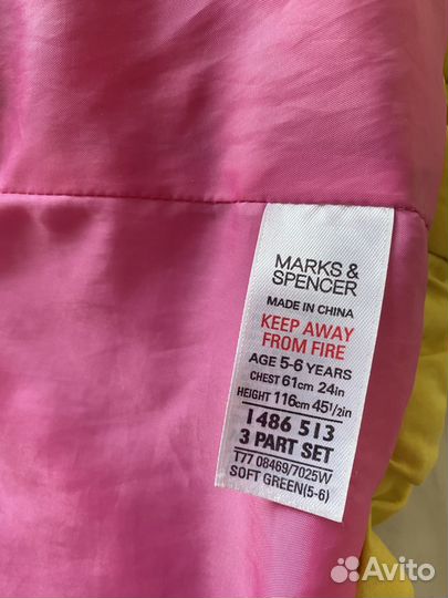 Пальто для девочки 110 116