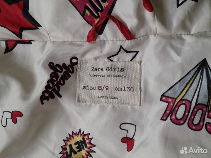 Жилетка для девочки zara 128