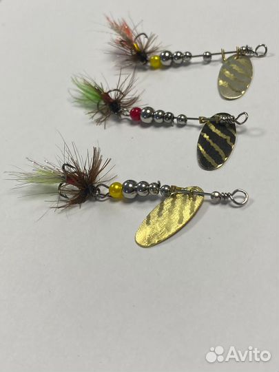 Блесна вертушки для хариуса и форели