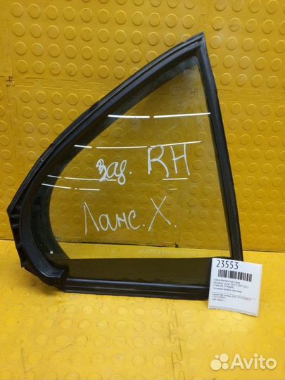 Стекло боковое заднее правое Mitsubishi Lancer