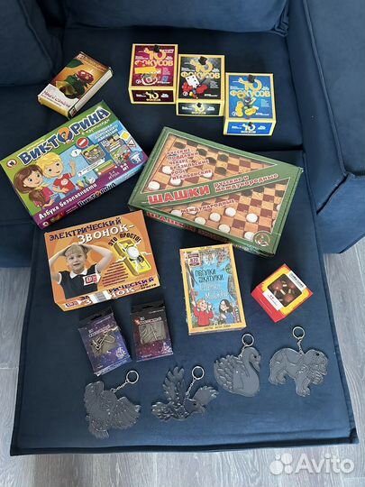Большой набор игр, головоломок, фокусов и тд
