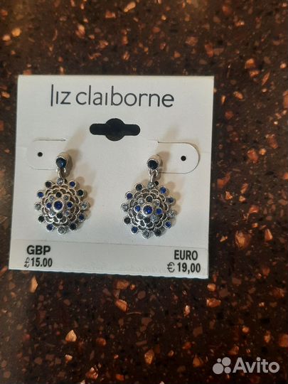 Серьги liz claiborne