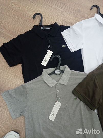 4 новые поло Lacoste одним лотом