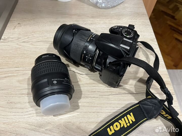 Фотоаппарат nikon d3100 + 2 объектива