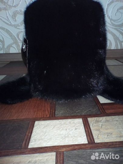 Шапка норковая мужская новая