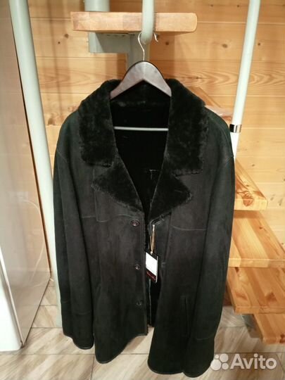 Дубленка натуральная мужская 54 56