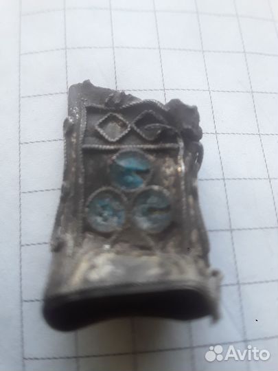 Игольница царская серебро эмали скань