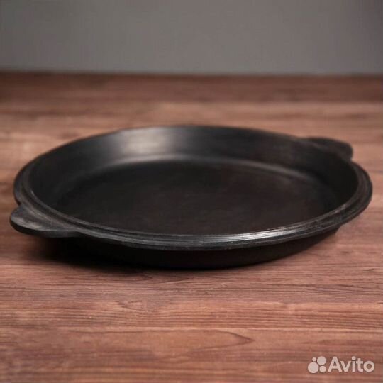 Крышка-сковорода чугунная для казана 16 литров