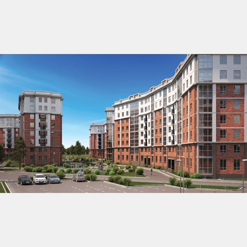 1-к. квартира, 41,1 м², 2/8 эт.