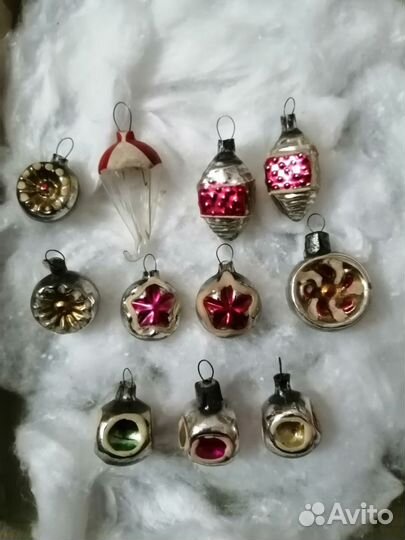 Елочные игрушки СССР Малютка 1961г