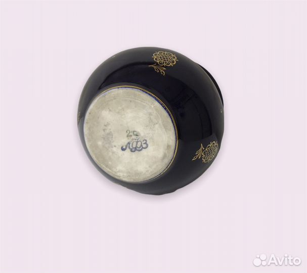 Ваза лфз. Фарфор, кобальт