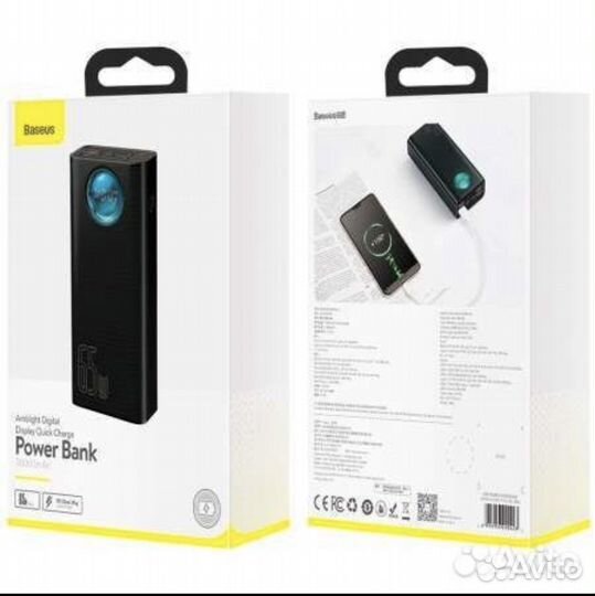 Power bank baseus 65W 30000Mah