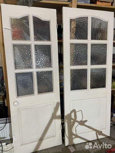 Двери межкомнатные деревянные бу