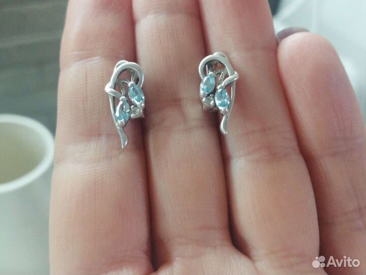 Серебряные серьги