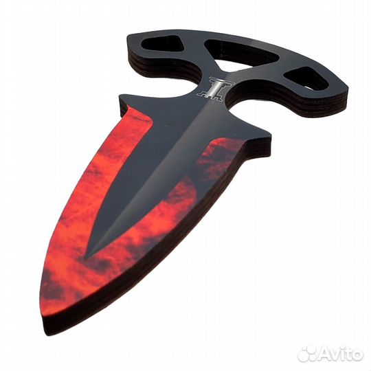 Деревянный тычковый нож волнырубин Mod.2 PalisWood