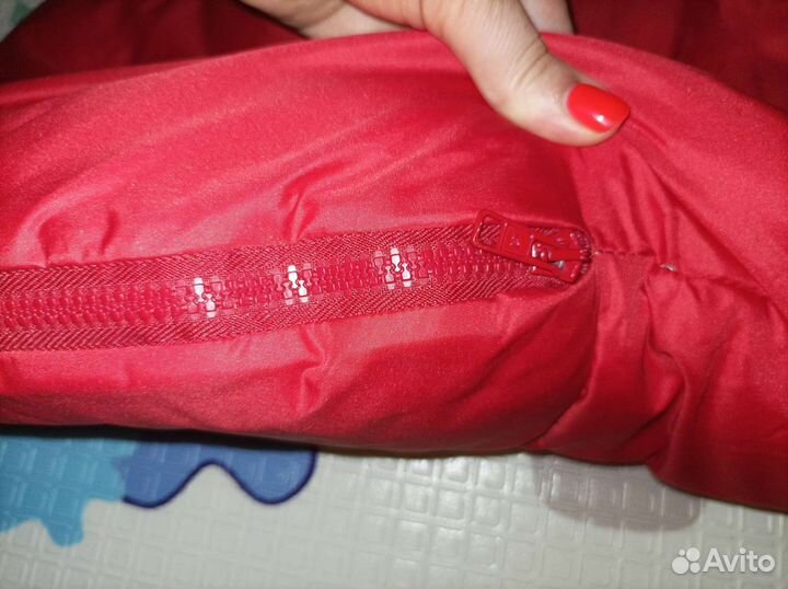 Конверт с бусинами в коляску с утеплителем