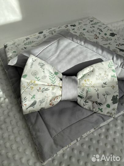 Одеяло плед на выписку для новорожденного