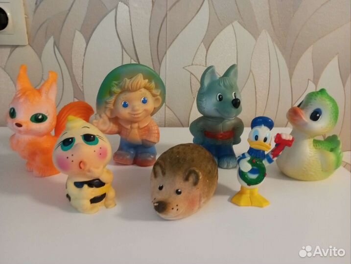 Резиновые игрушки СССР