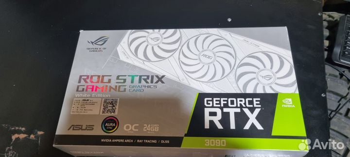 Asus ROG Strix Geforce RTX 3090 White 24G OC Graph